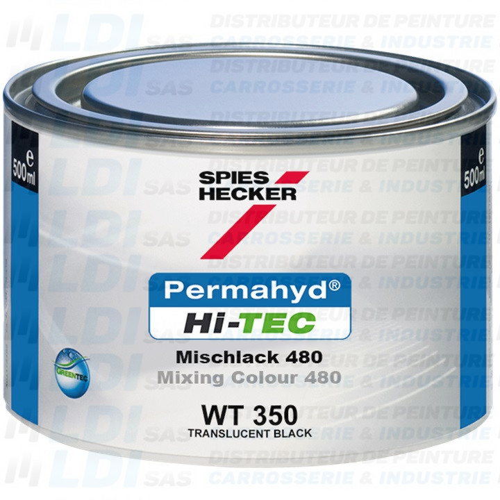 TRANSLUCENT BLACK HI-TEC 0.5L WT350