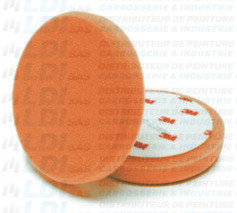 MOUSSE DE POLISSAGE DIAM 135MM ALVEOLEE ORANGE X1