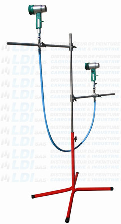 SUPPORT DRY JET COMPLET (SUPPORT+2 PISTOLETS)