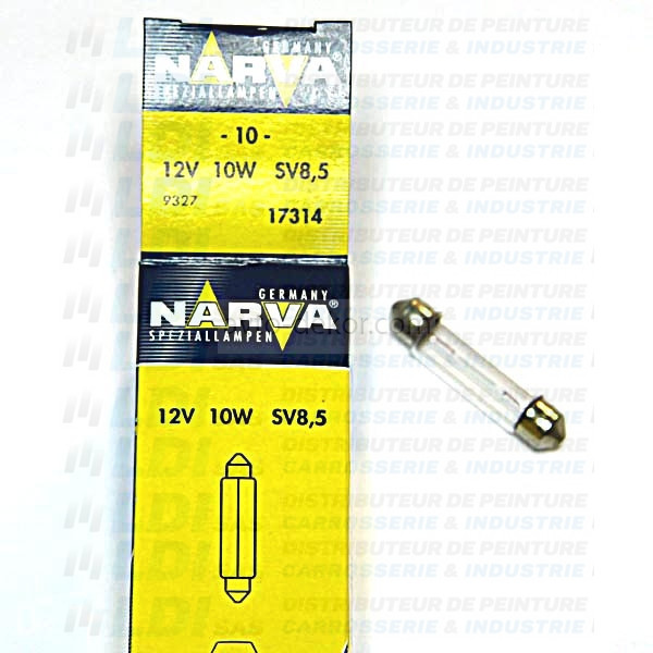 LAMPE NAVETTE 10X38 12V 10 WATTS 17314