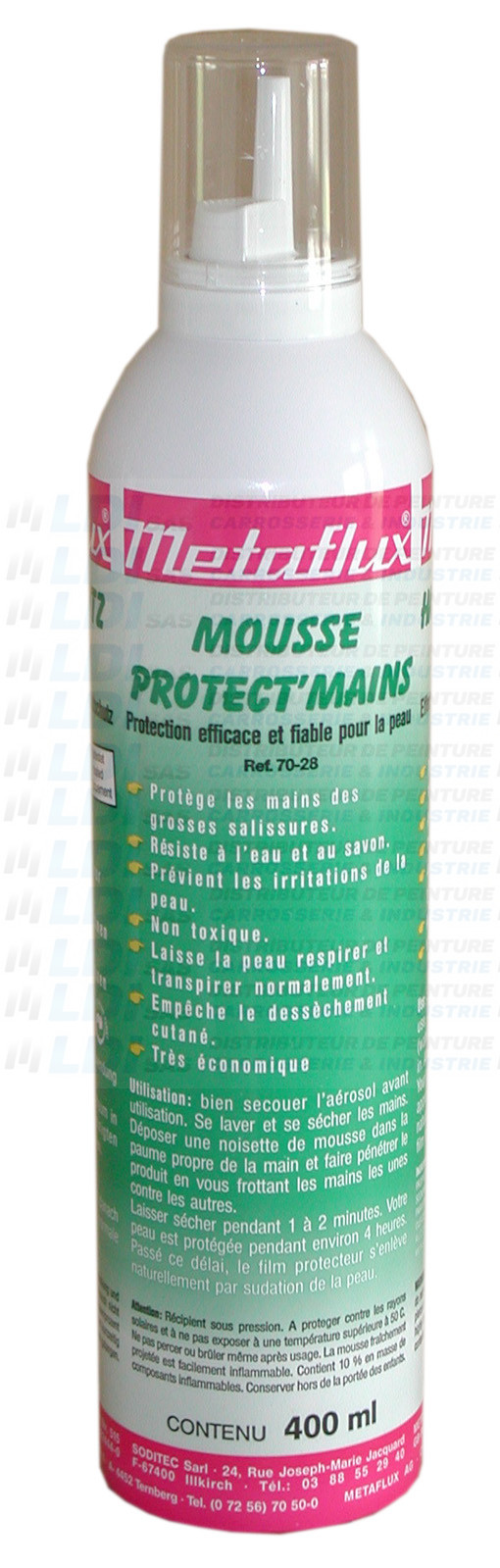 MOUSSE PROTECTION DES MAINS 400ML