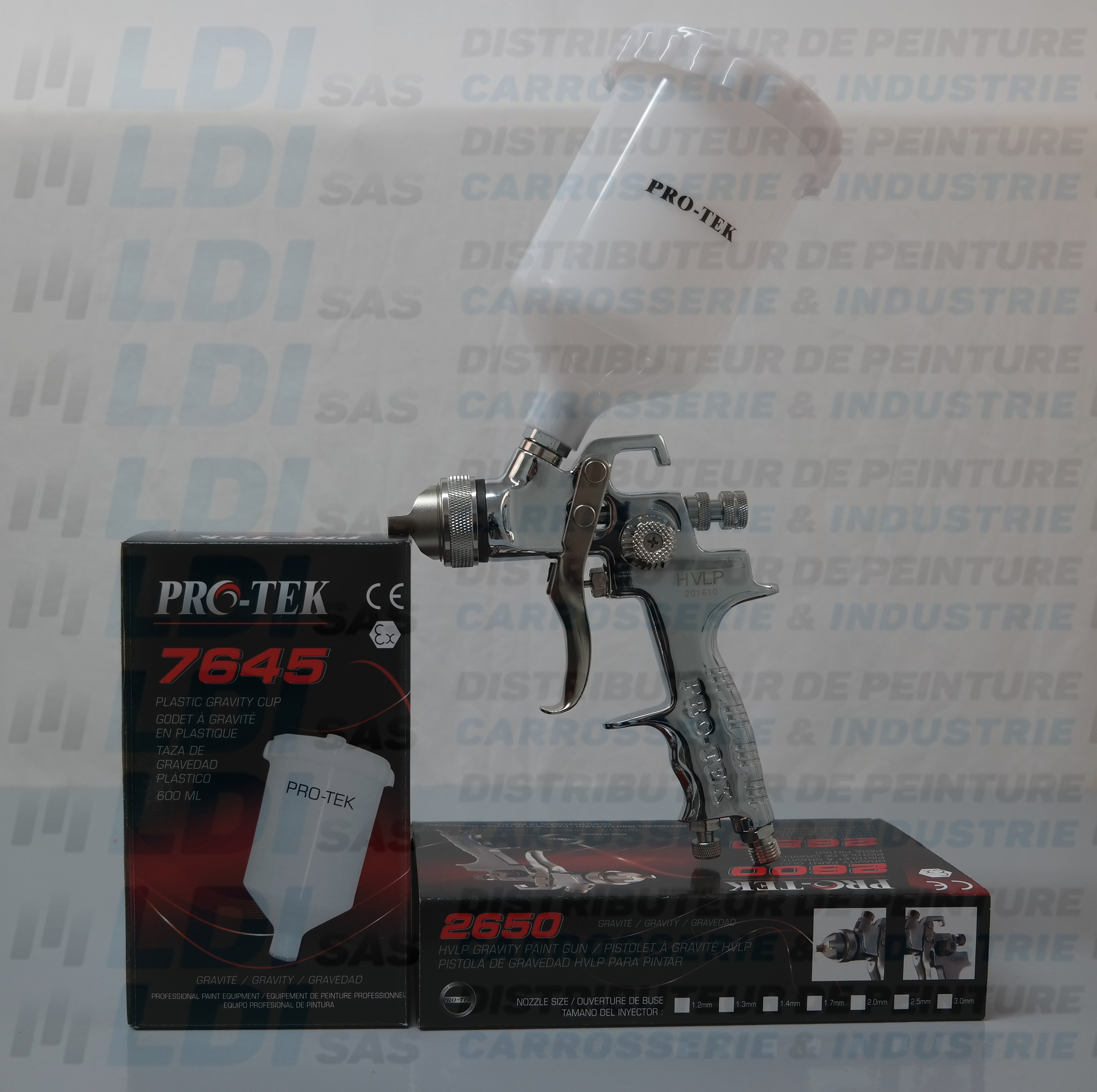 PISTOLET GRAVITE 2600+BUSE 1.4