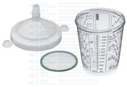 CARTON DE 40 GODETS JETABLES SATA RPS 0,9L 125æ