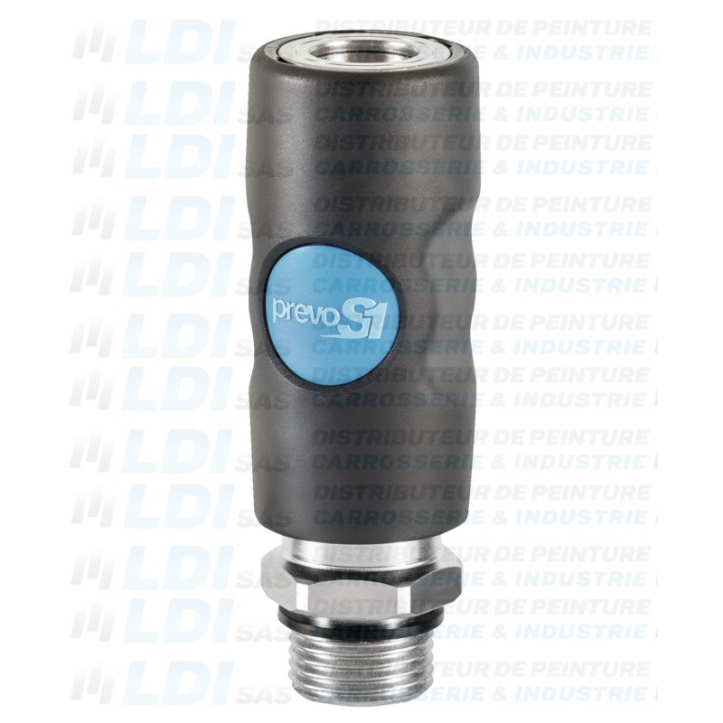 RACORD POUSSOIR SECURITE FILETE MALE 1/4 DIAM 8